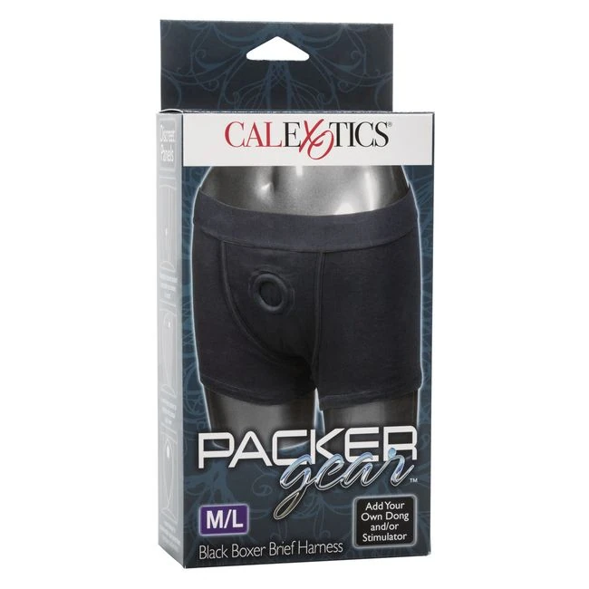 Packer Gear Black Boxer Harness - Material Feel & Construction