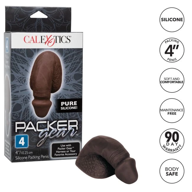 Packer Gear Black Packing Penis 4in Silicone - Category & Usage
