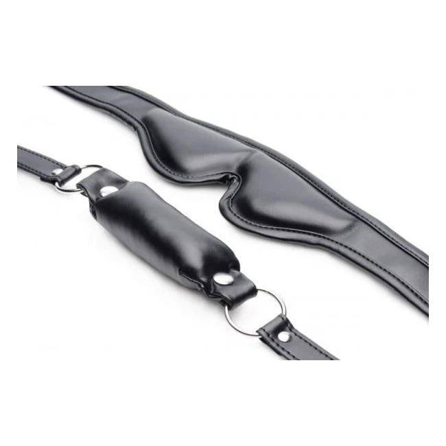 Padded Blindfold and Gag Set Black - Hardware & Fasteners