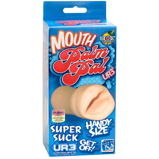Palm Pal Natural Ultraskyn Masturabator Mouth Bx - Material Feel and Safety