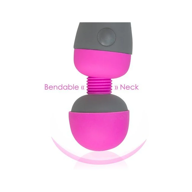 Palm Power Massager Fuschia Plug in - Vibration Modes and Control