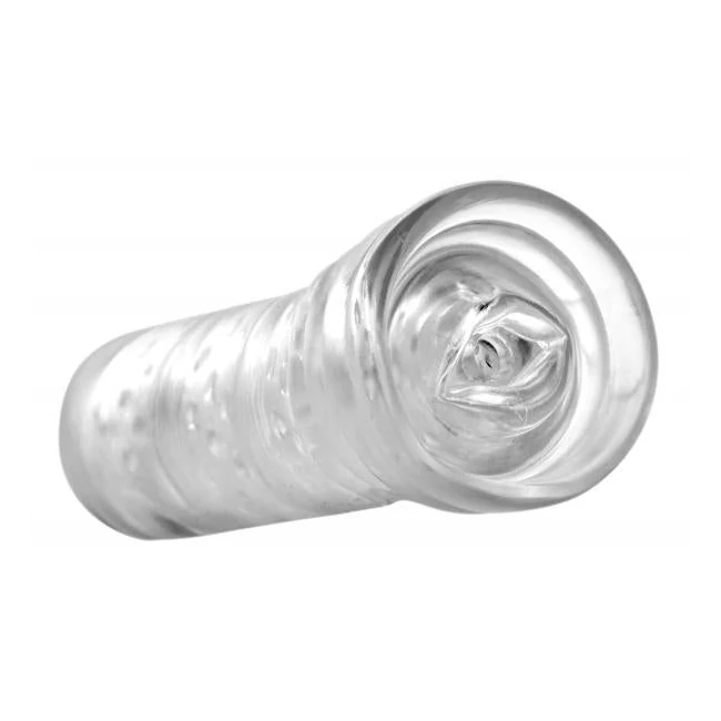 Palm-tec Hot Rod Hr Vol 17 Mouth Stroker Clear - Internal Texture