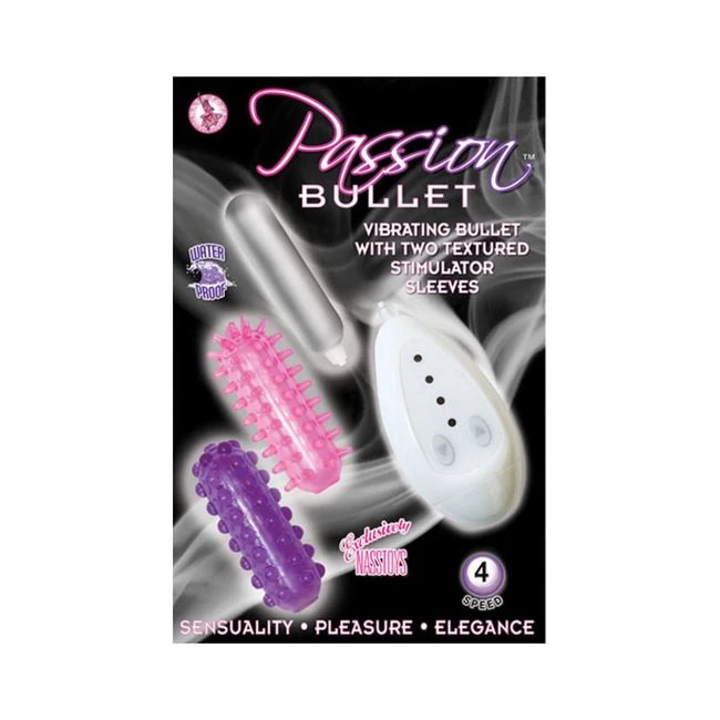 Passion Bullet Vibrating Bullet with 2 Sleeves - How It Feels