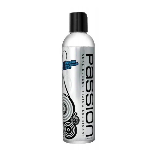 Passion Max Strength Anal Desensitizing Lube 8.25oz - Shape & Comfort