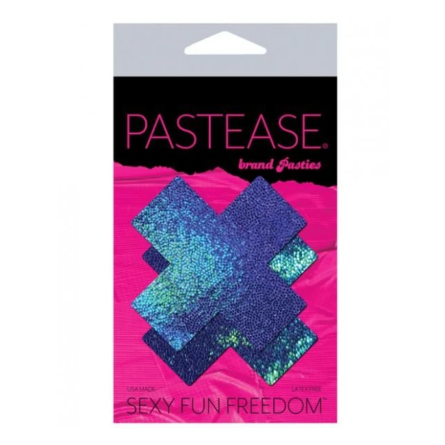 Pastease Blue Spectrum Liquid Plus X Pasties O/s - Fabric & Feel