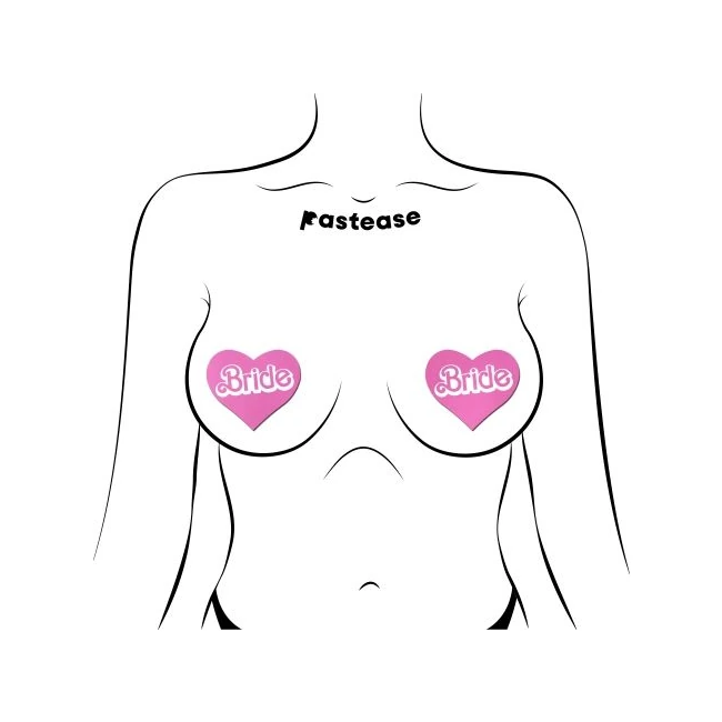 Pastease Bride Pink Heart - Fabric & Feel