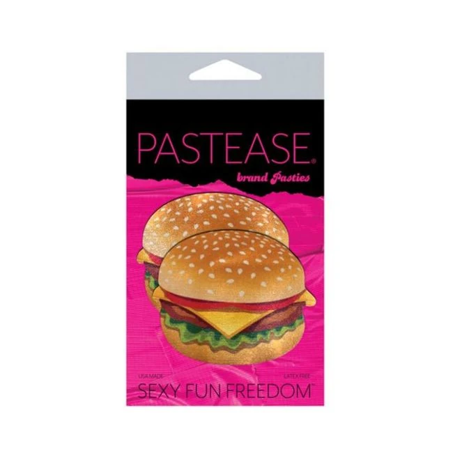 Pastease Burger: Delicious Cheeseburger Nipple Pasties - Fabric & Feel
