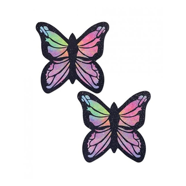 Pastease Butterfly Rainbow Twinkle Fuller Coverage - Fabric & Feel