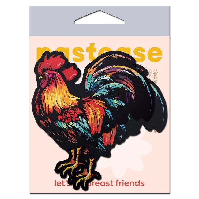 Pastease Colorful Rooster Pasties - Fabric & Feel
