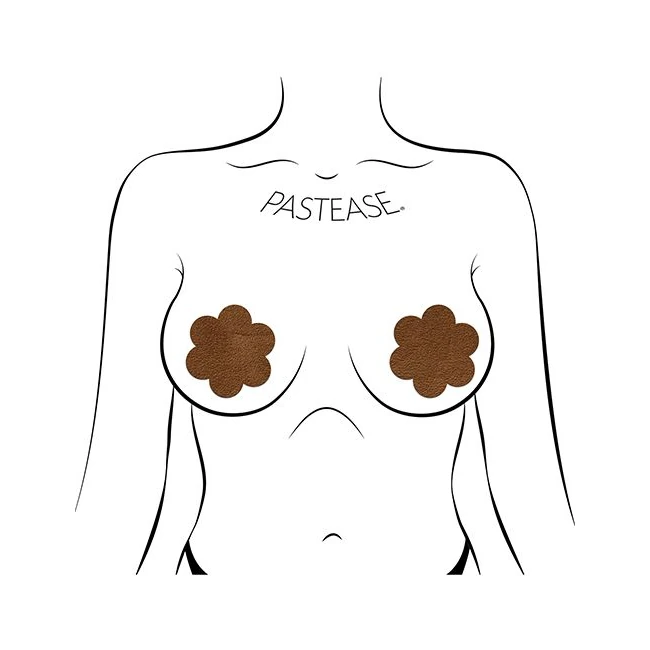 Pastease Dark Nude Concealing Flower - Fabric & Feel