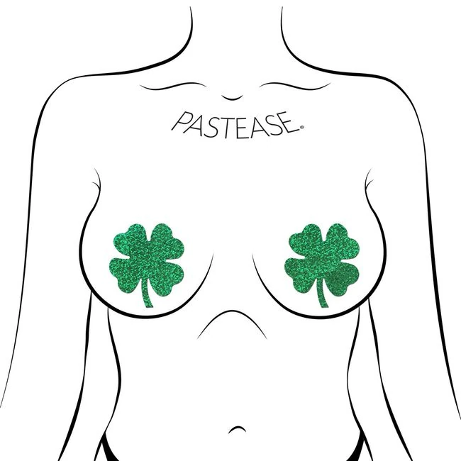 Pastease Four Leaf Clover: Glittering Green Shamrocks - Fabric & Feel