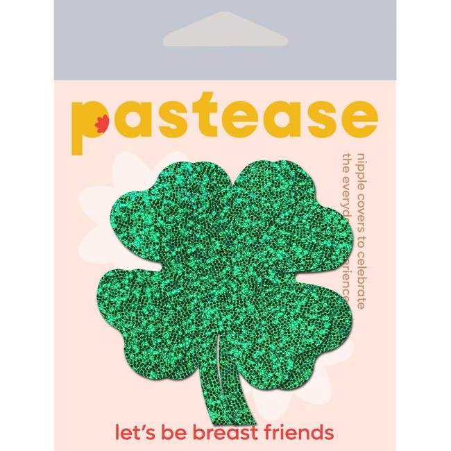 Pastease Four Leaf Clover: Glittering Green Shamrocks - Design Details