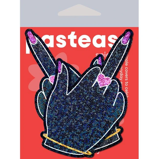 Pastease Glittering F You Lady Hands - Fit & Sizing