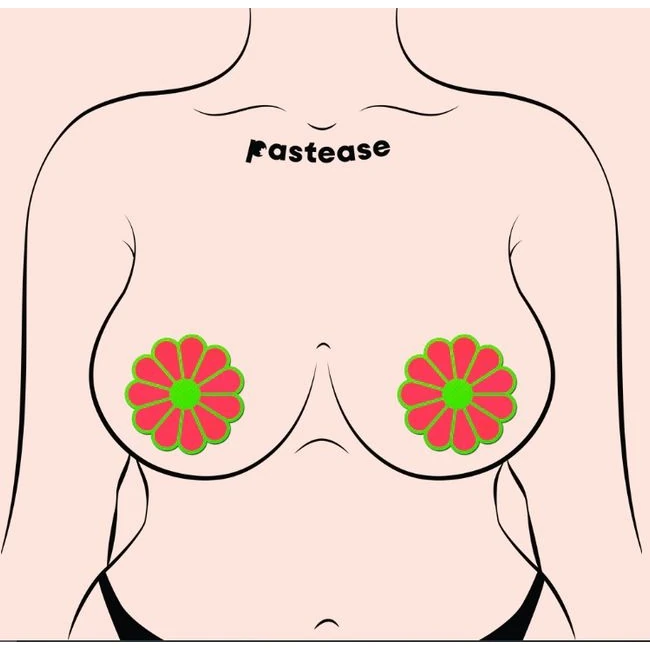 Pastease Glow in the Dark Pink & Green Flowers - Fit & Sizing