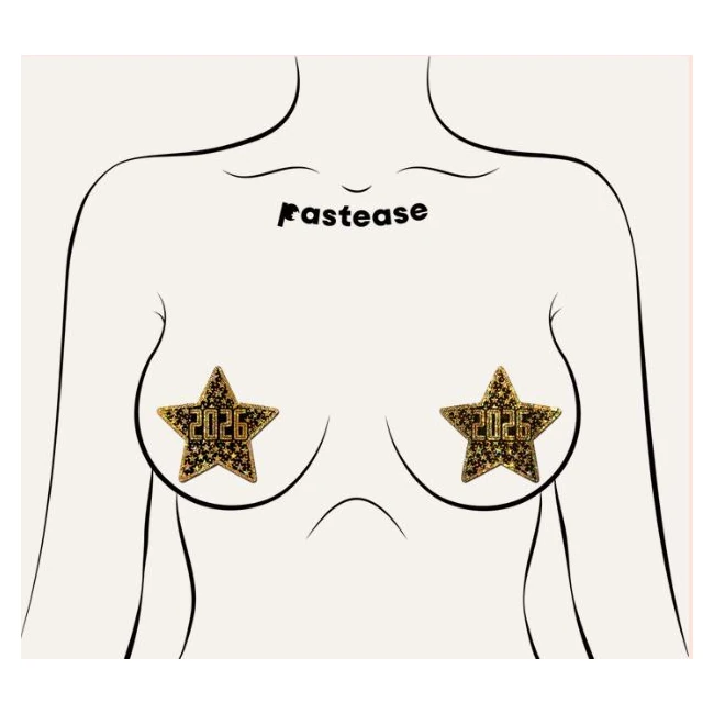 Pastease Happy New Year 2026 Black & Gold Star Nipple - What Is the Pastease Happy New Year 2026 Black & Gold Star Nipple?