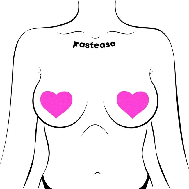 Pastease Heart Neon Pink - Design Details