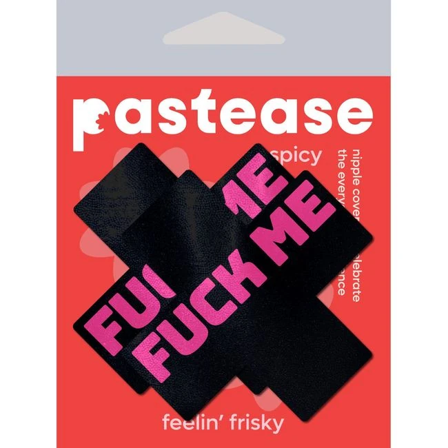 Pastease Liquid Black Cross Pink - Size and Stick-On Hold
