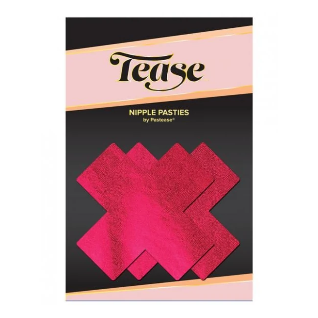 Pastease Love Liquid Plus X Red Pasties - Fabric & Feel