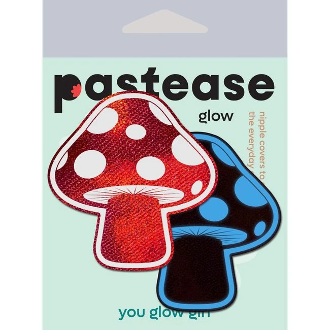 Pastease Mushroom Glow in the Dark Red & White - Fabric & Feel