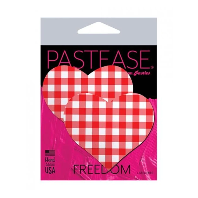 Pastease Premium Gingham Heart - Fabric & Feel