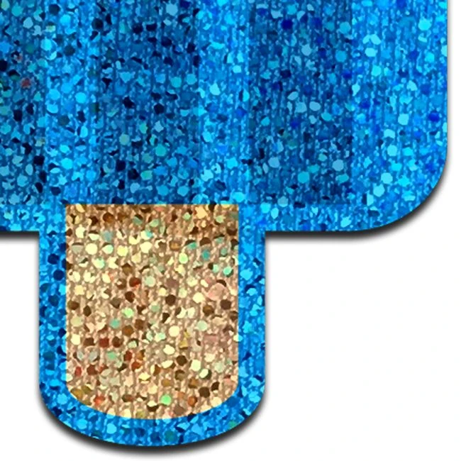 Pastease Red White & Blue Ice Pop Glitter - Additional Features