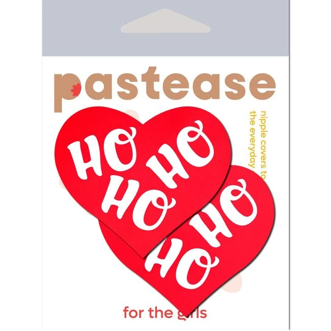 Pastease Red & White Ho Ho Hearts - Fabric & Feel