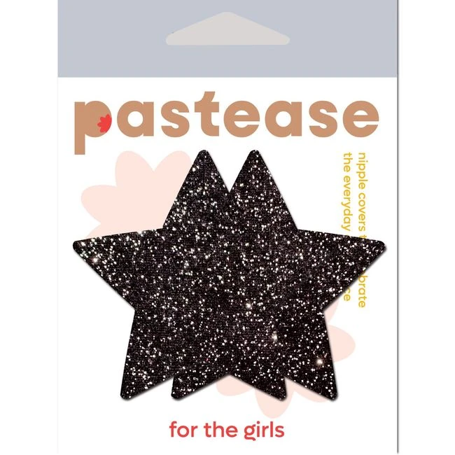 Pastease Sparkle Black Stars - Product Specifications: