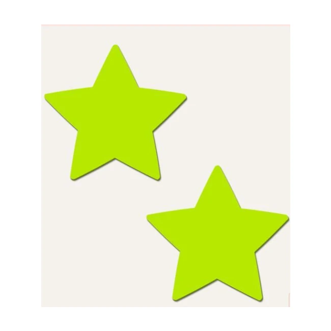 Pastease Star Glow in the Dark Neon - by Pastease