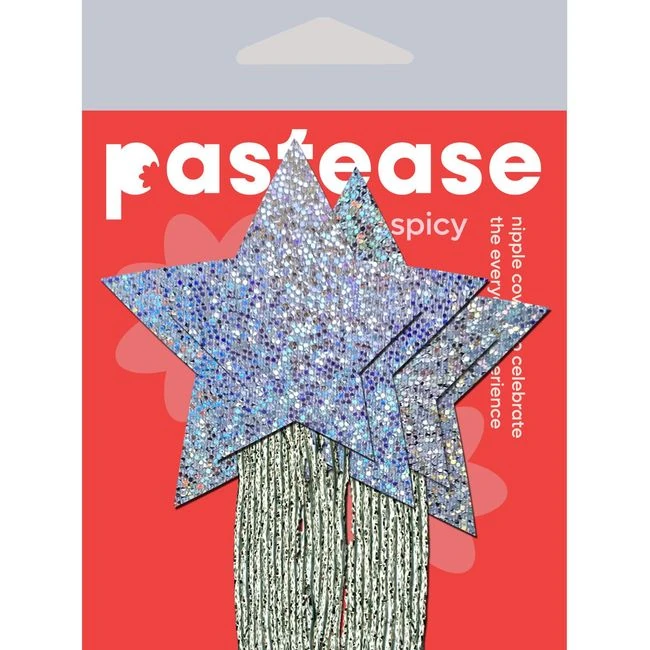 Pastease Star Tassel Silver - Fabric & Feel