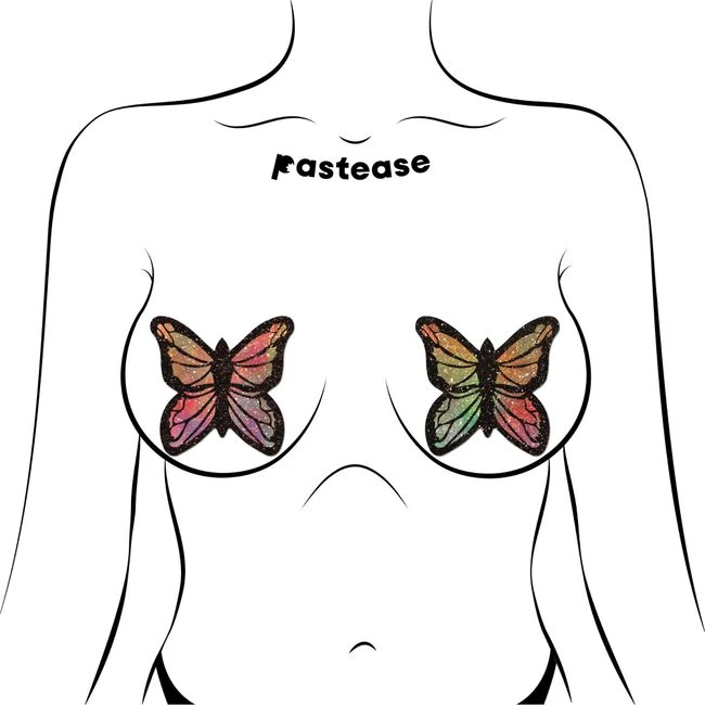 Pastease Trippy Butterfly Melt Rainbow Glitter - Fit & Sizing