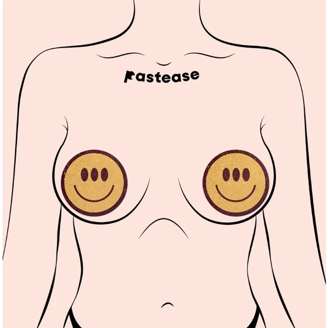 Pastease Trippy Smiley Faces - Fabric & Feel