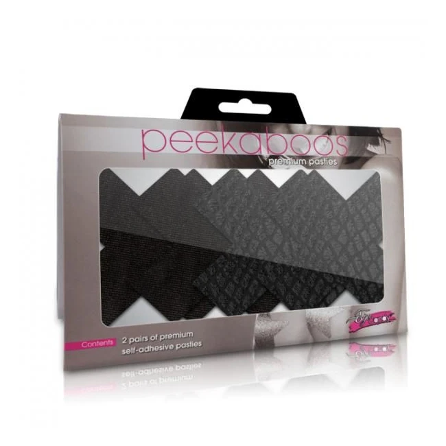 Pasties Classic Black X - Fabric & Feel