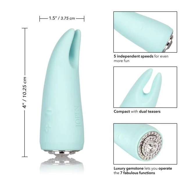 Pave Diana Travel Size Clitoral Vibrator Green - How It Feels