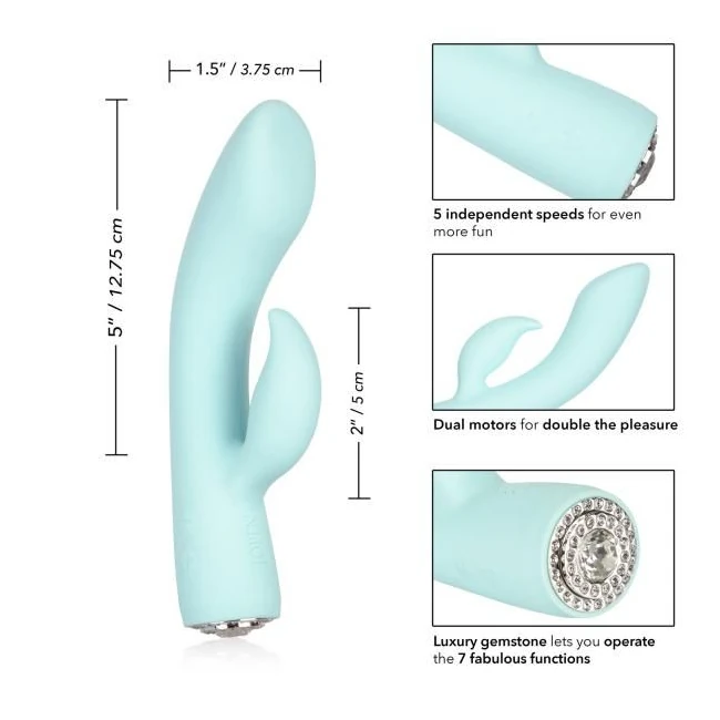 Pave Marilyn  Green Rabbit Style Vibrator - How It Feels