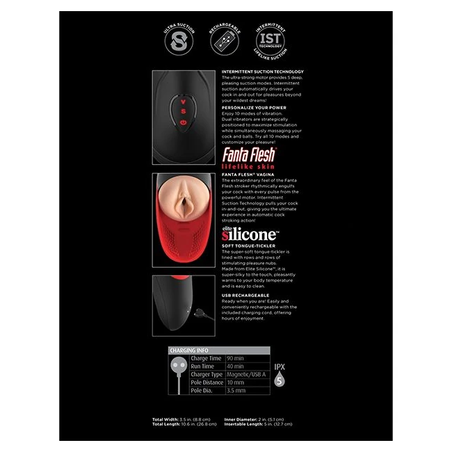 Pdx Elite Fuck-o-matic - Vibration Modes