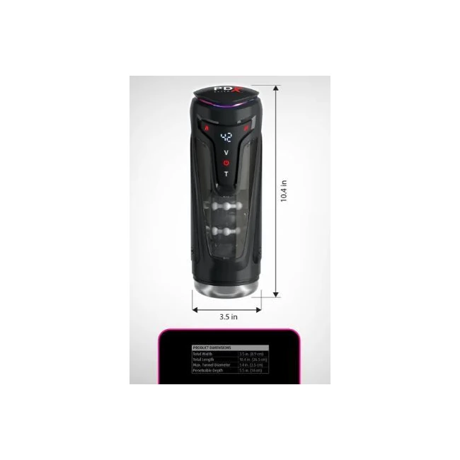 Pdx Elite Motor-bator Pro - Grip, Control, and Discretion