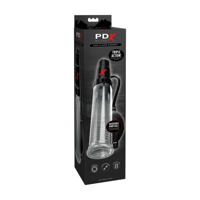Pdx Elite Suck N Pump Stroker - Internal Texture and Suction Power