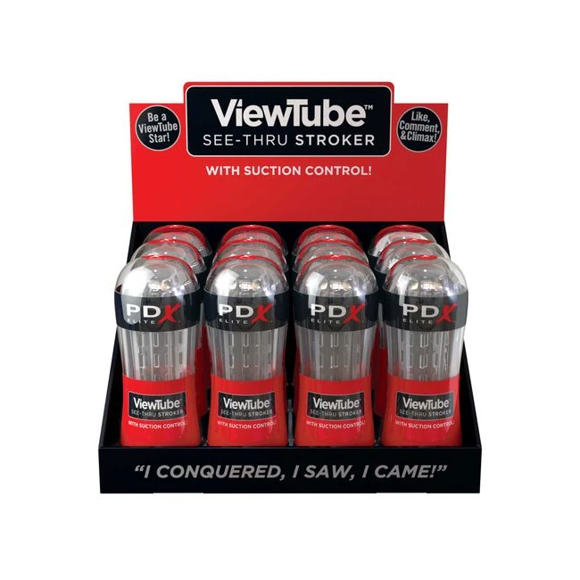 Pdx Elite Viewtube See-Thru Stroker - by Pipedream Products