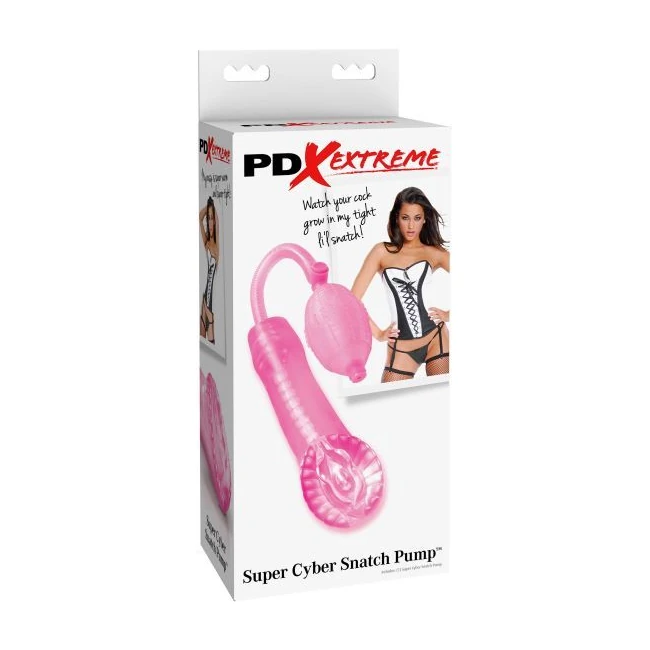Pdx Extreme Super Cyber Snatch Pump Pink - Grip, Control, and Pumping Power