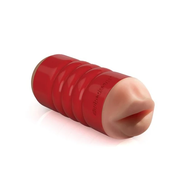 Pdx Extreme Tight Grip Mouth & Ass Masturbator Red/light - Grip, Control, and Ease of Use