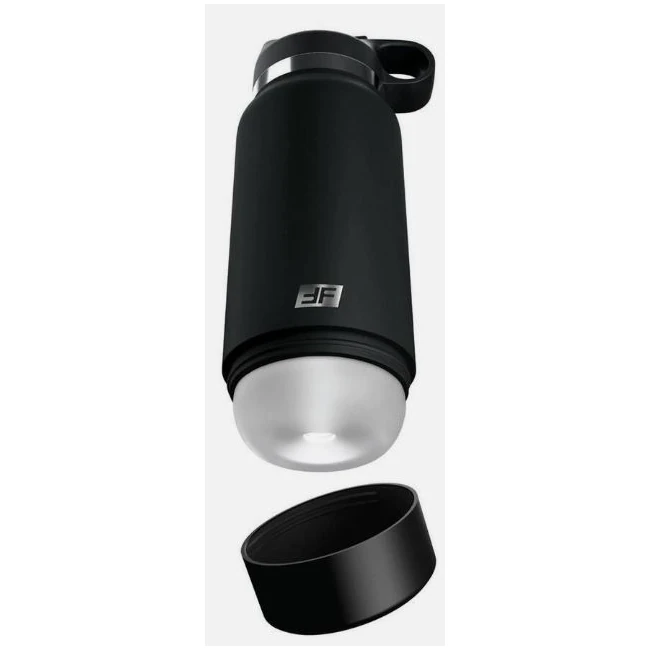 Pdx Plus Fap Flask Thrill Seeker Discreet Stroker Black Bottle Frosted - Discreet Design for On-the-Go Satisfaction