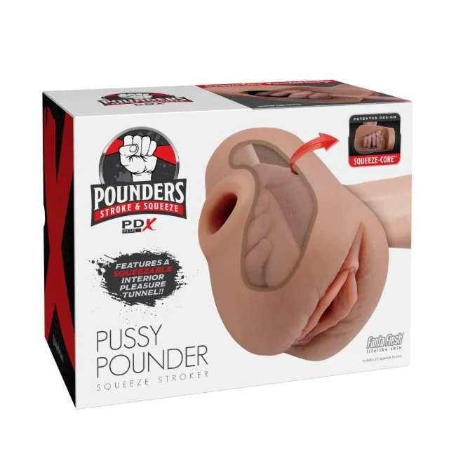 Pdx Plus Pussy Pounder Squeeze Stroker - Experience Intense Sensation with the Pdx Plus Pussy Pounder Squeeze Stroker
