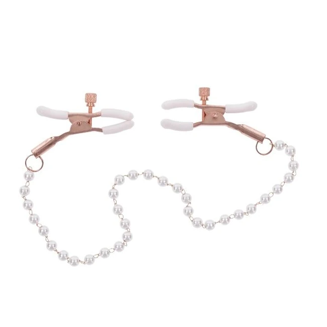 Peaches N Creame Pearl Nipple Clamps - Hardware & Fasteners