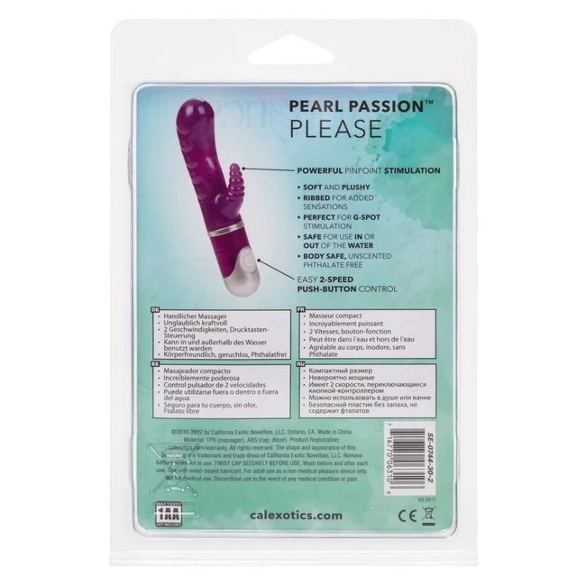 Pearl Passion Please - Vibration Modes and Stimulation Features