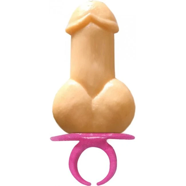 Pecker Candy Finger Ring Pop 12pc Display - Twelve Jumbo Pops on One Display