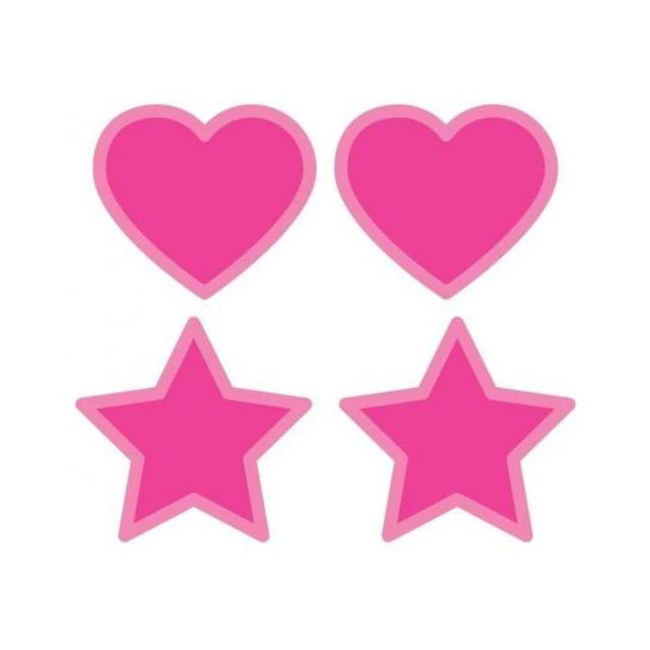 Peekaboo Gitd Hearts/stars - Fabric & Feel