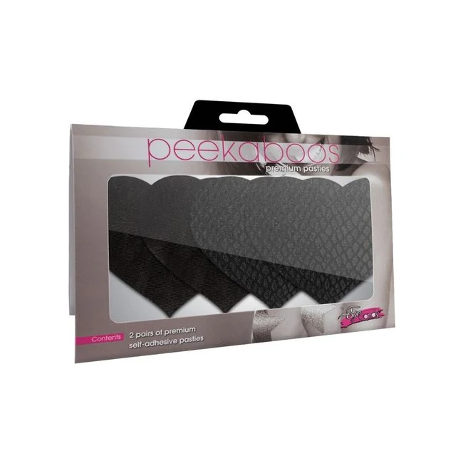Peekaboo Pasties Classic Black Hearts - What Is the Peekaboo Pasties Classic Black Hearts?