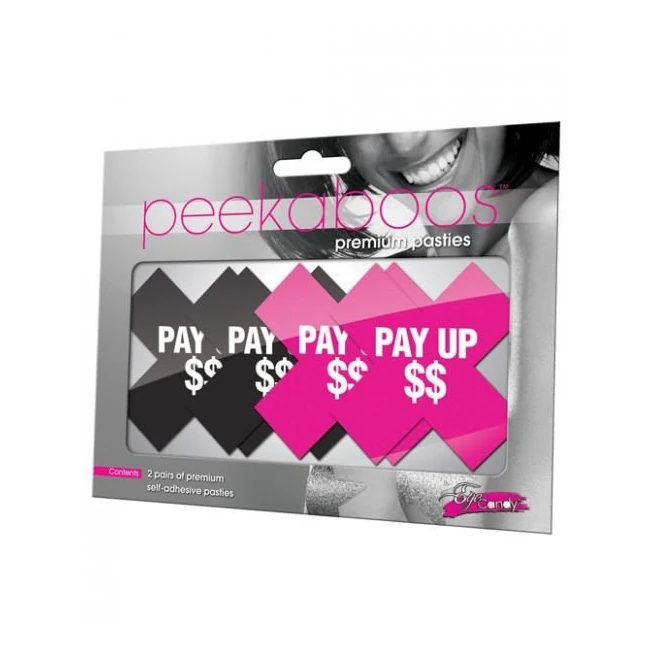 Peekaboos Pay Up Pasties 2 Pairs 1 Black, 1 Pink - What Is the Peekaboos Pay Up Pasties 2 Pairs 1 Black, 1 Pink?