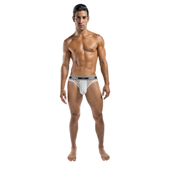 Peep Show Lo Rise Thong White - Hardware & Fasteners