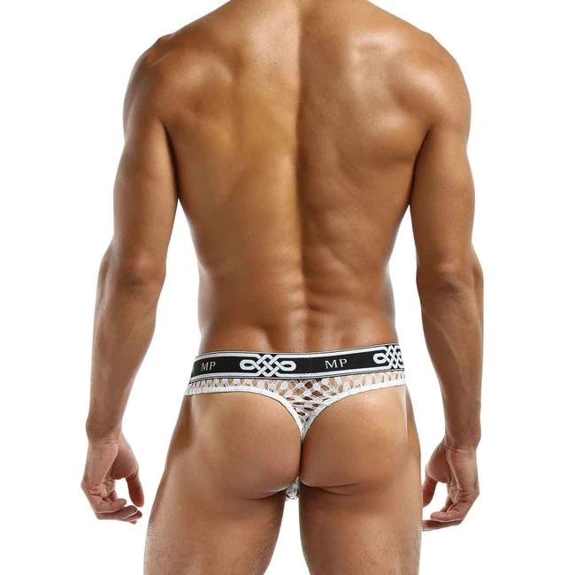 Peep Show Lo Rise Thong White - Build & Quality
